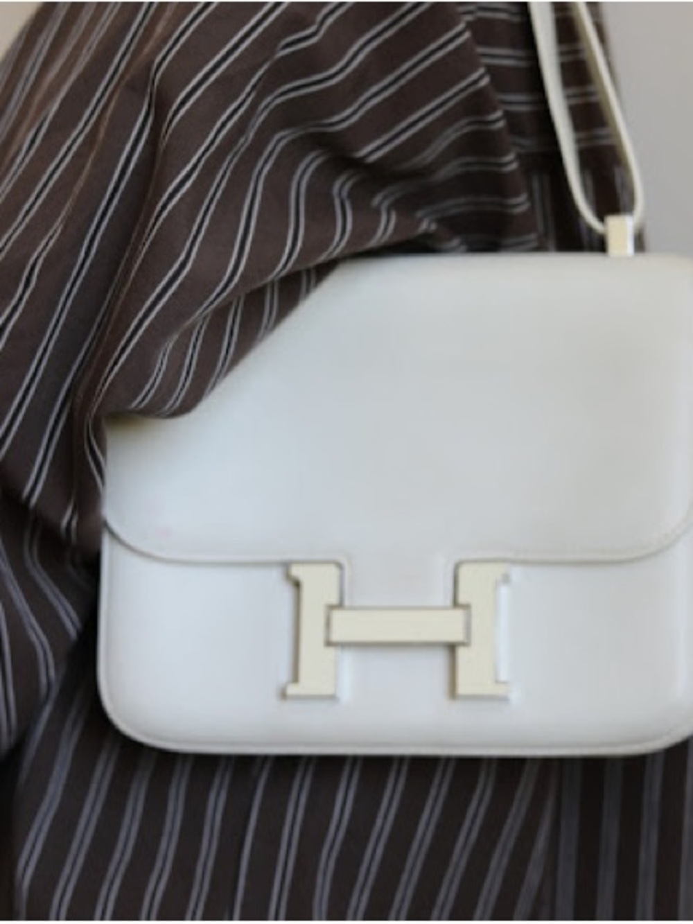 Authentic Hermes Constance 24 Evercolor Leather